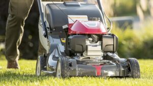 Utilisation d’une tondeuse